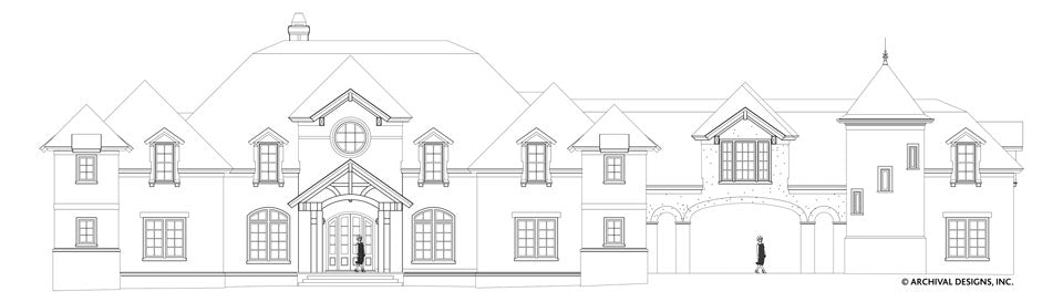 Chastain Floor Plan-Elevation Front