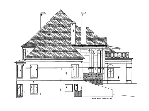Chateau De Villesarin Floor Plan - Elevation