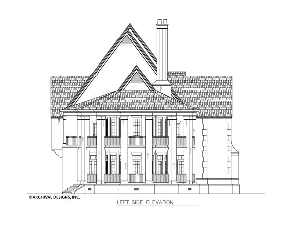 Chateau Melliant Floor Plan - Elevation Left