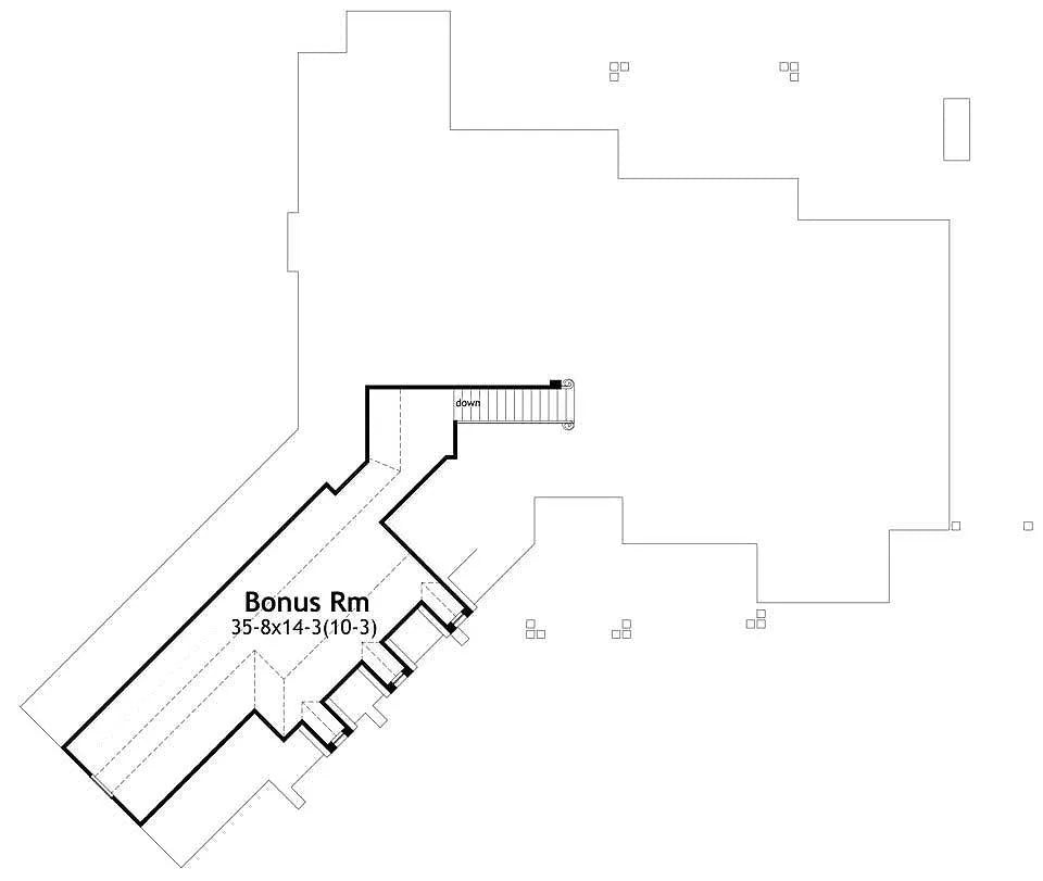 Cherry Creek House Plan - Archival Designs House Plans, floor plan