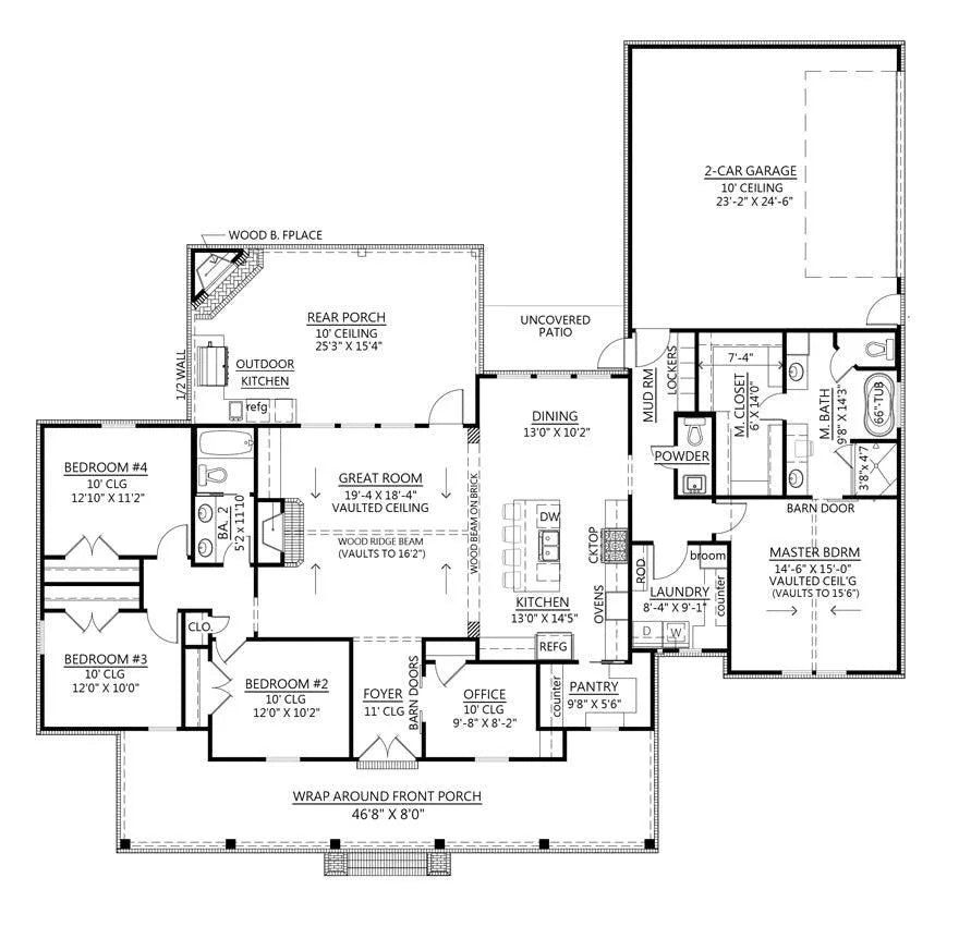 Cherry Grove House Plan - Archival Designs House Plans