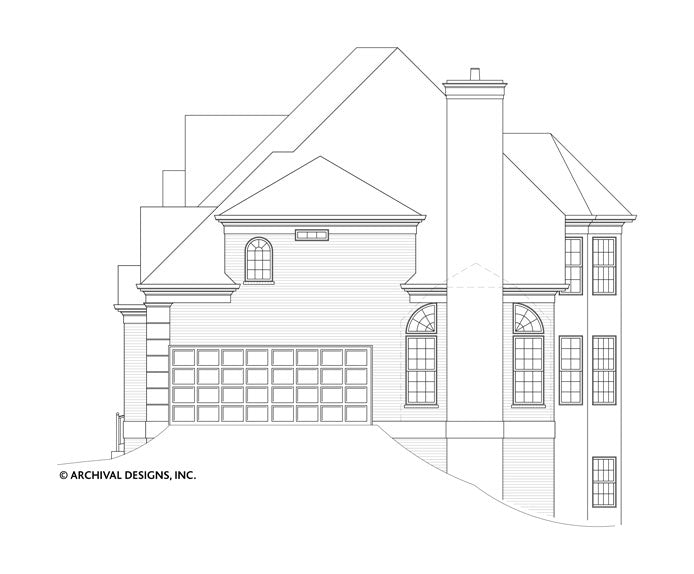 Chesborough Place House Plan Elevation Right
