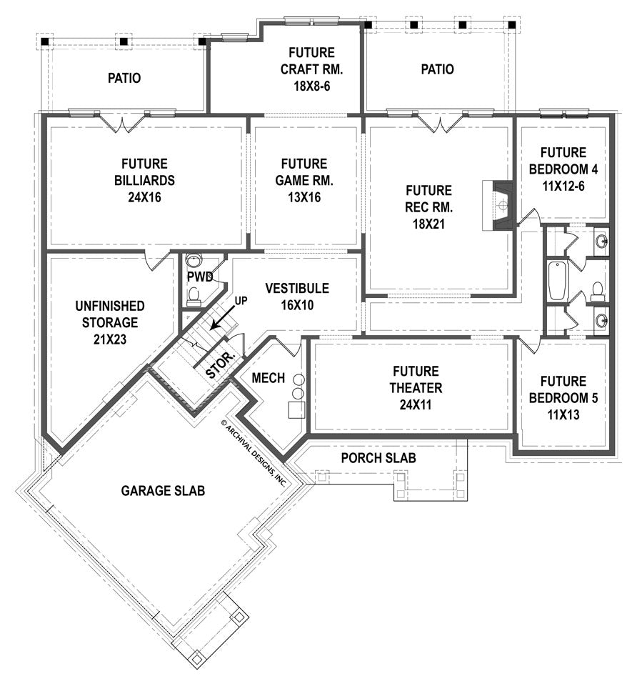 Clarita Place Basement Floor Plan