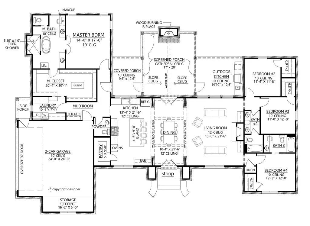 Cobblestone House Plan - Archival Designs House Plans