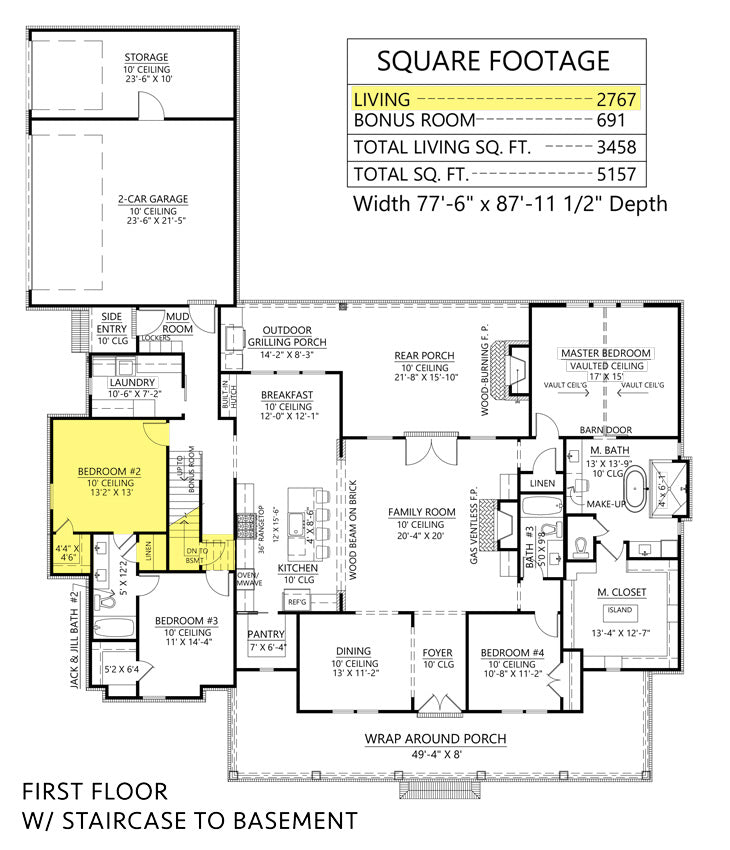 Cotton Grove Basement Floor Plan