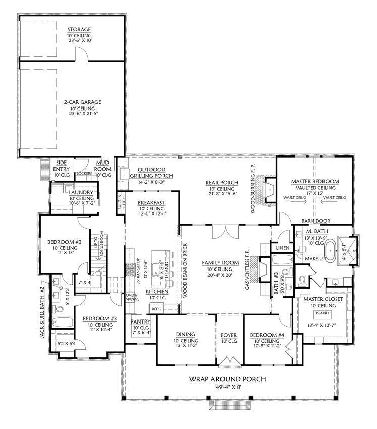 Cotton Grove House Plan - Archival Designs House Plans