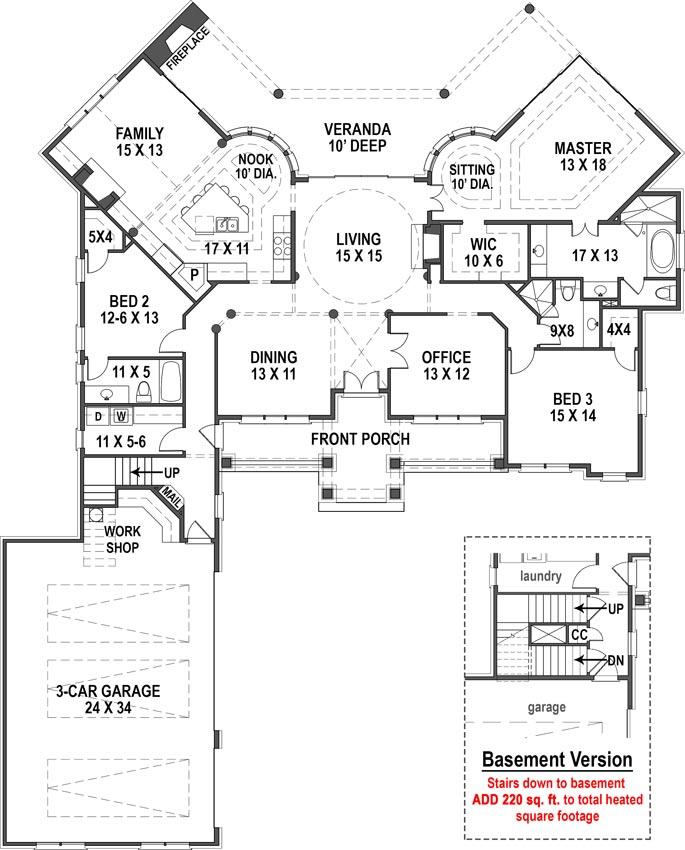 Cova Creek Floor Plan-First Floor