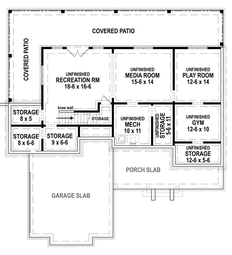 Cranberry Gardens Basement Floor Plan