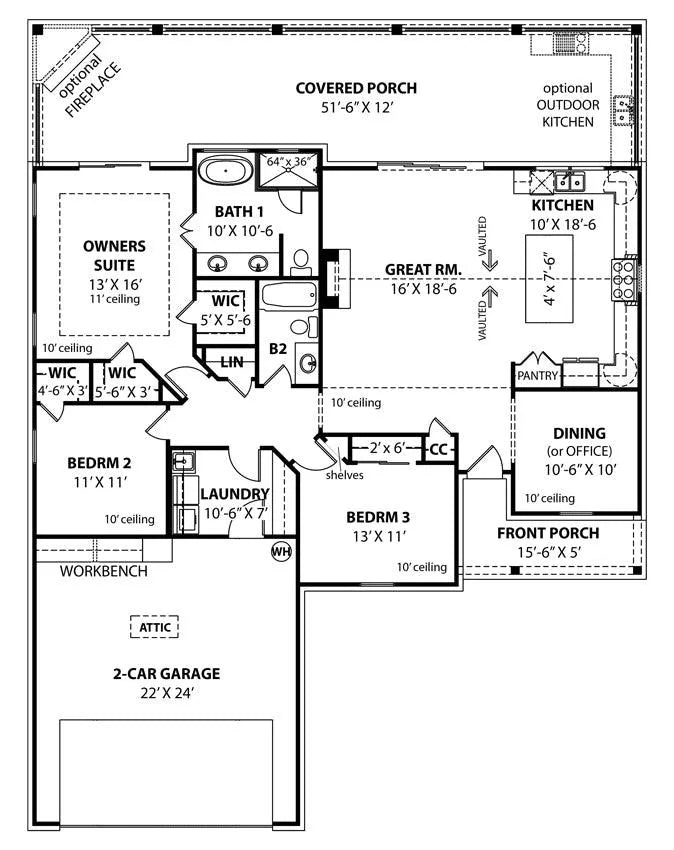 Cream Puff House Plan - Archival Designs House Plans