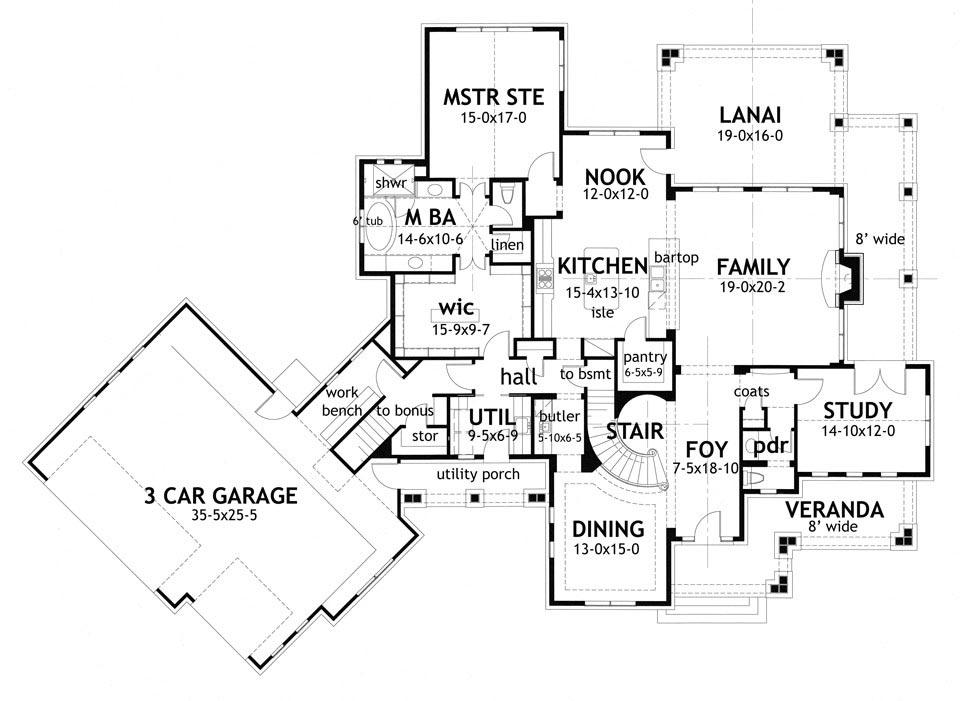 Crystal Falls House Plans