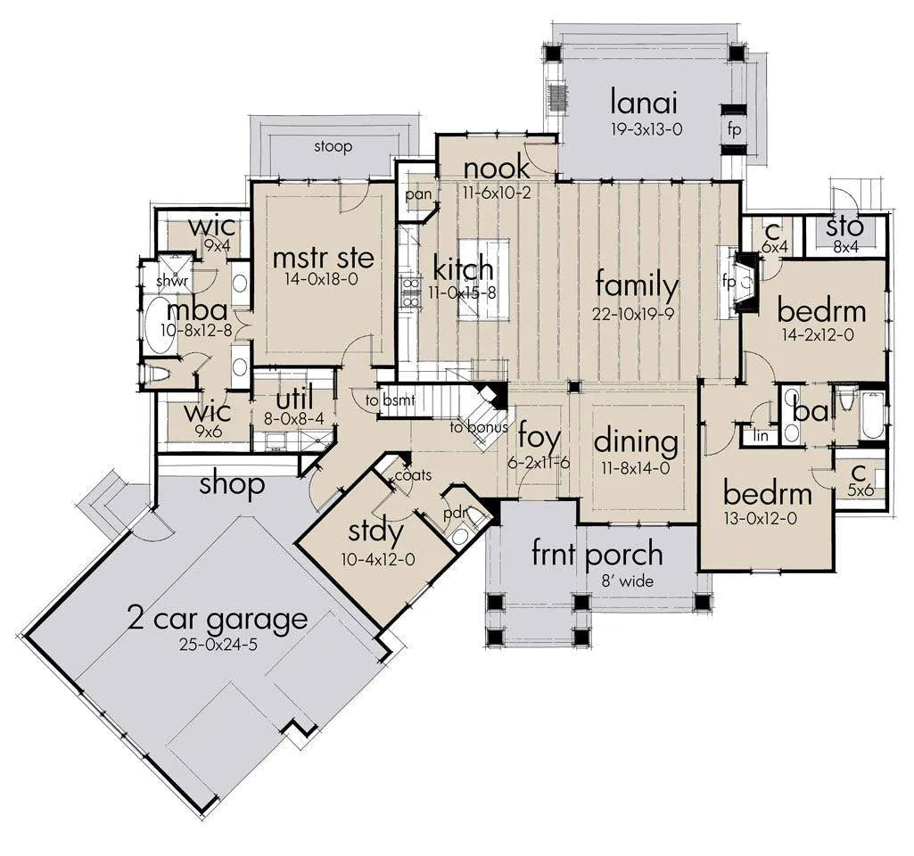 Crystal Pines House Plan - Archival Designs House Plans