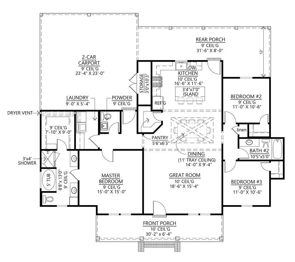 Daisey House Plan - Archival Designs House Plans