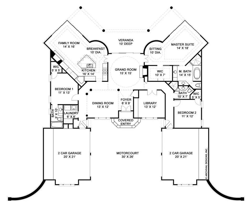 Dalmany House Plan - Archival Designs House Plans