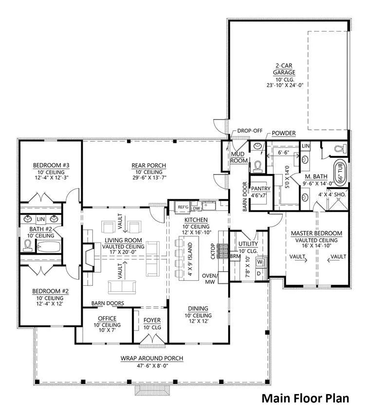 Darlington House Plan - Archival Designs House Plans