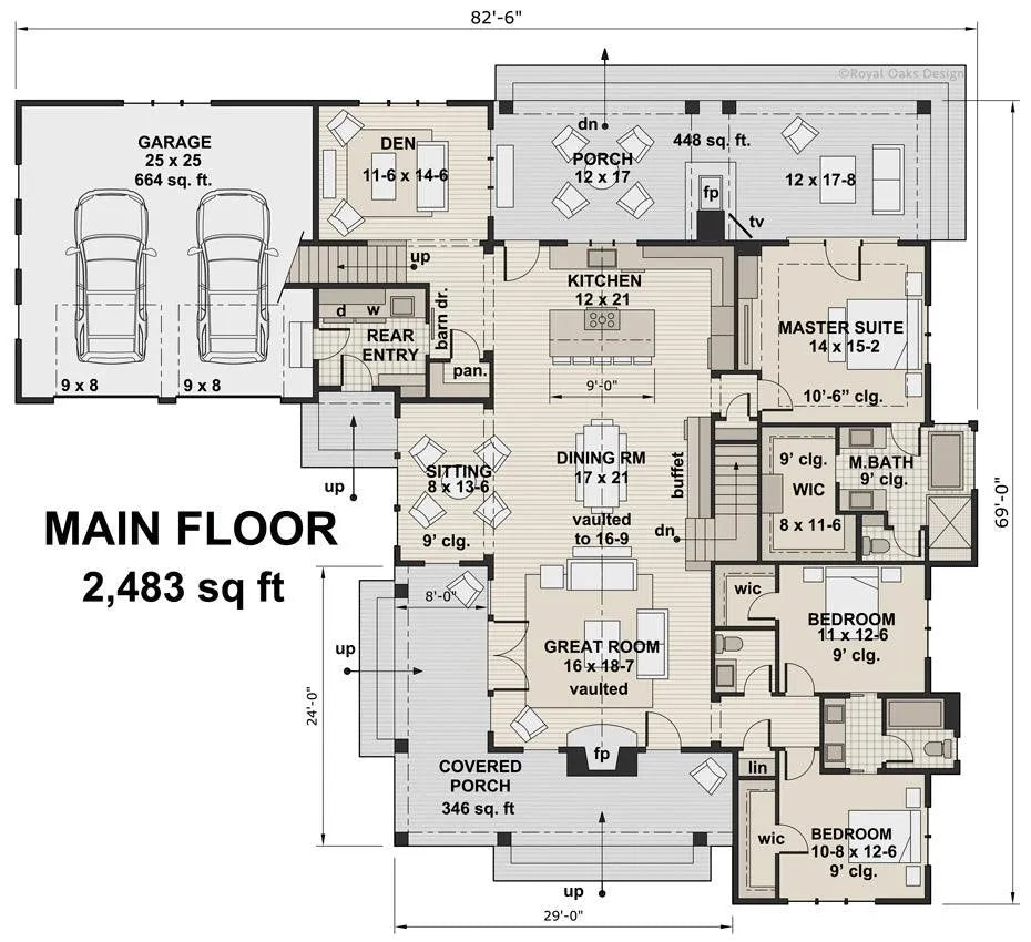 Deer Cove Farm House Plan - Archival Designs House Plans