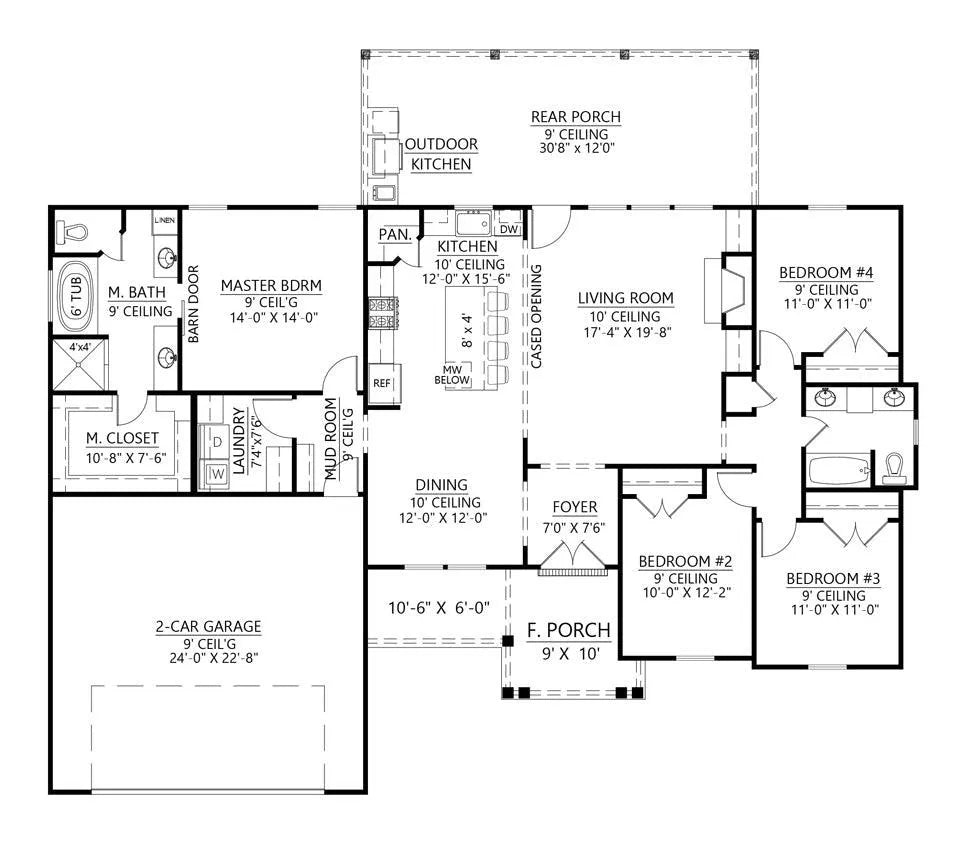 Deer Run House Plan - Archival Designs House Plans