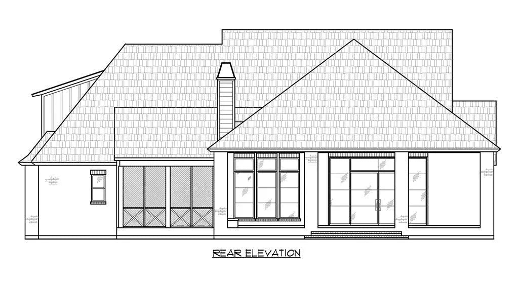 Deer View Floor Plan - rear