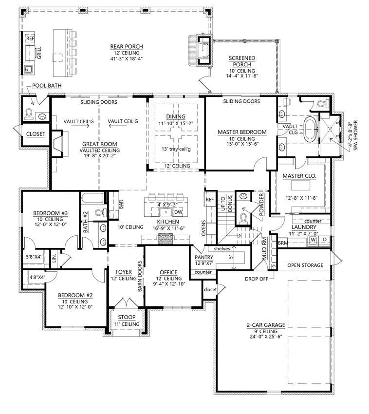 Deer View House Plan - Archival Designs House Plans