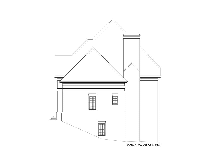 Eastcote Place House Plan - Right Elevation