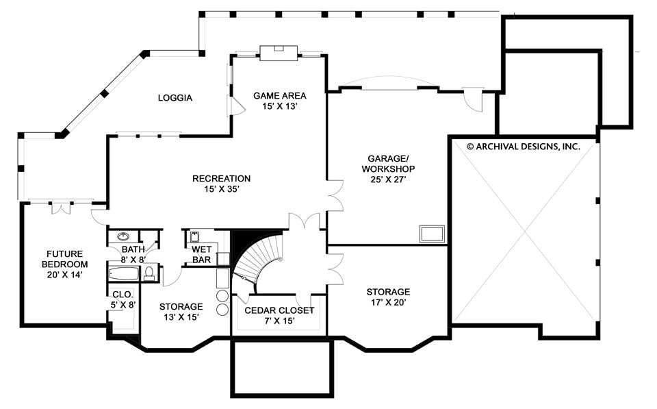 Elms basement Floor Plan