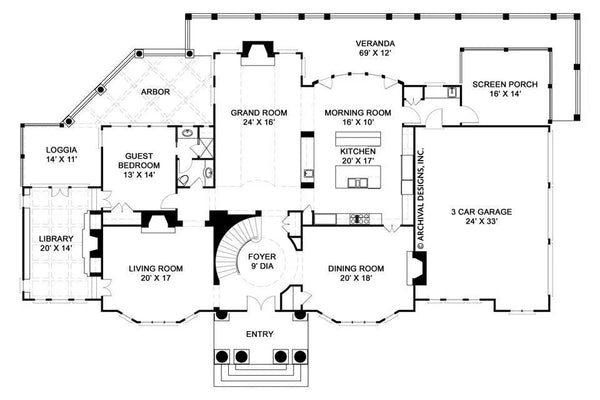 Elms | Traditional House Plans | Luxury House Plans