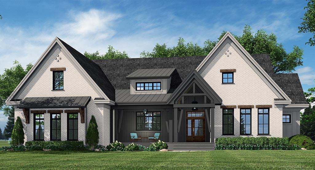 Emarie May Farm House Plan-Front View