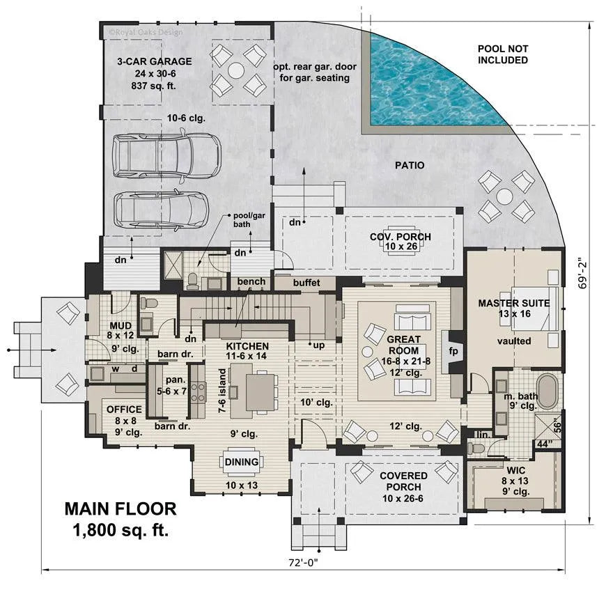 Foxtail Farm House Plan - Archival Designs House Plans