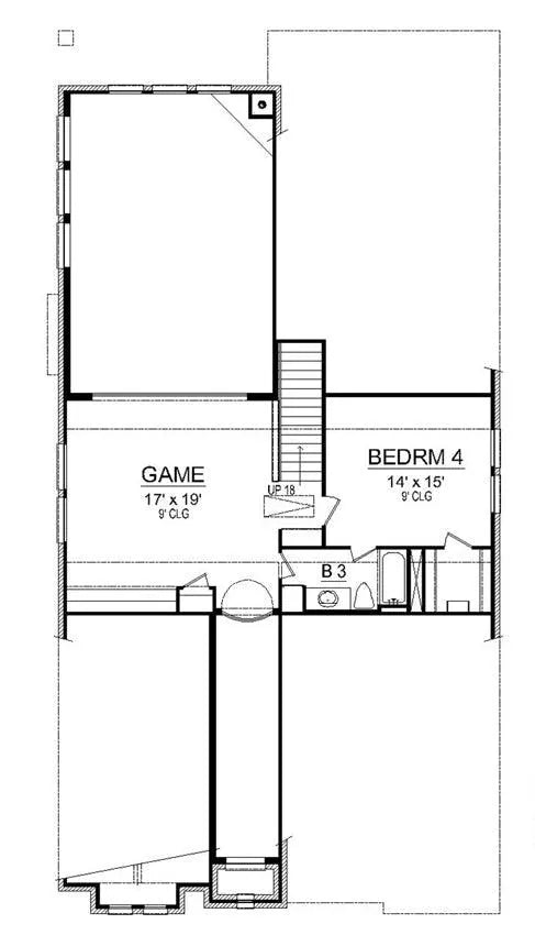 Granite Way House Plan - Archival Designs House Plans, floor plan