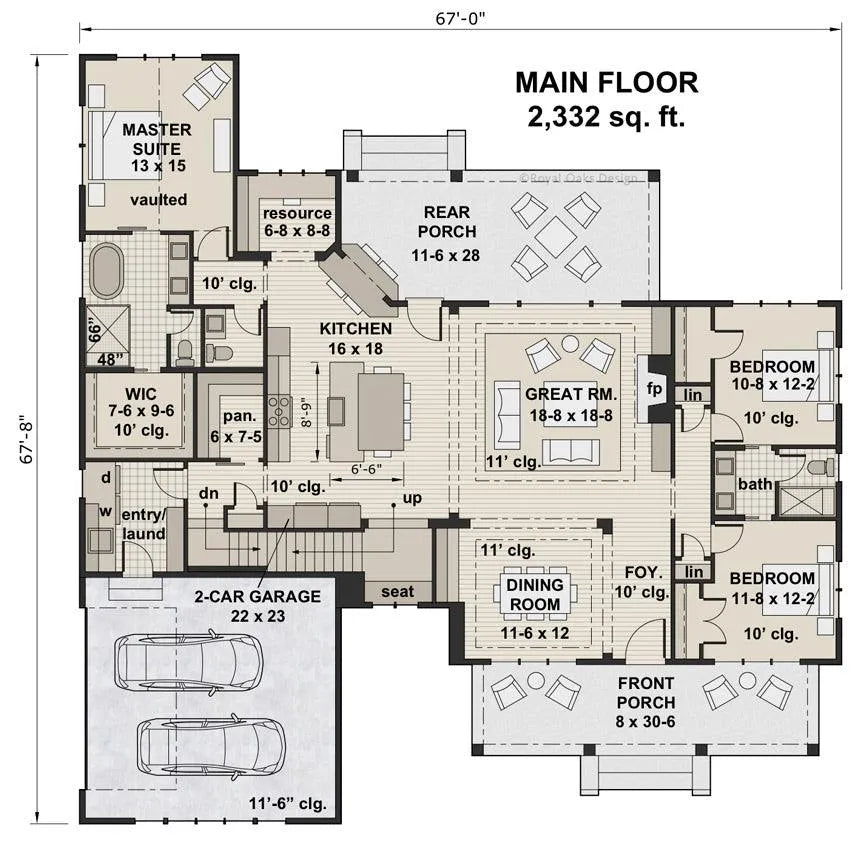 Goose Creek House Plan - Archival Designs House Plans