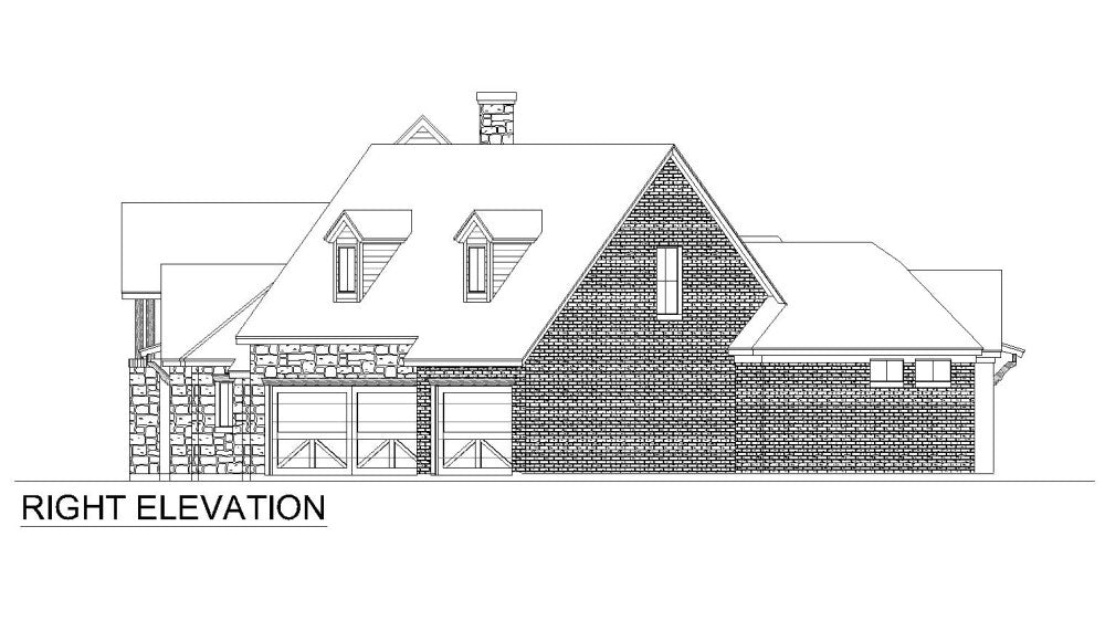 Homestead House Plan - Elevation Right