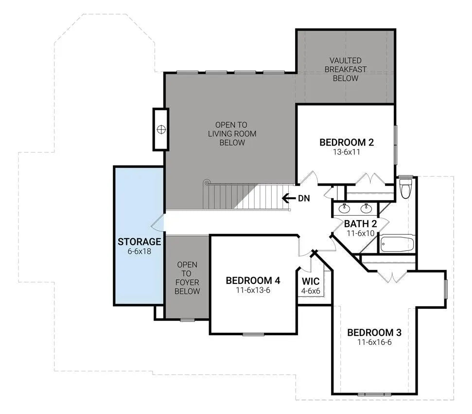 Hawksmoore House Plan - Archival Designs House Plans, floor plan