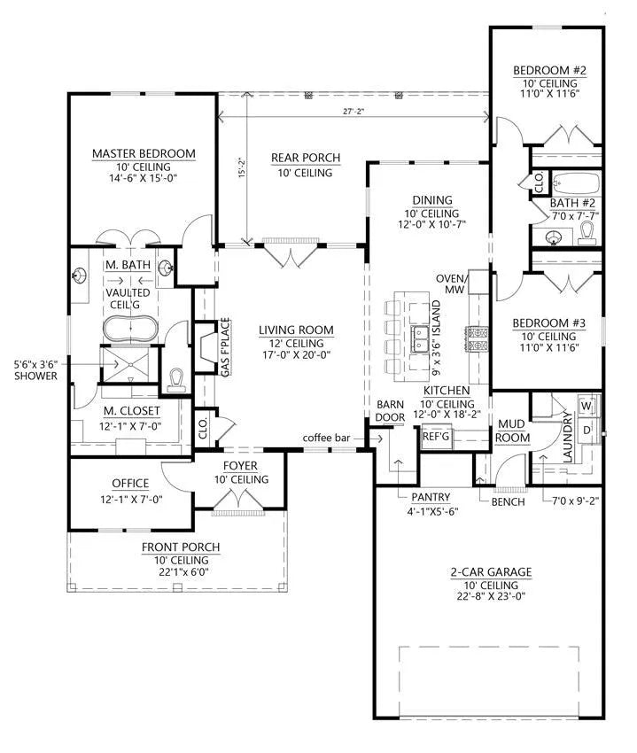 Hidden Point House Plan - Archival Designs House Plans