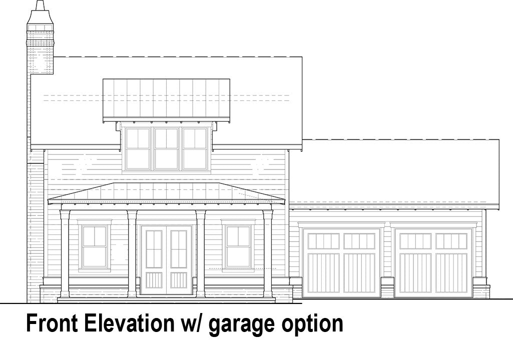 Hillstreet Farm House Plan - Elevation Front