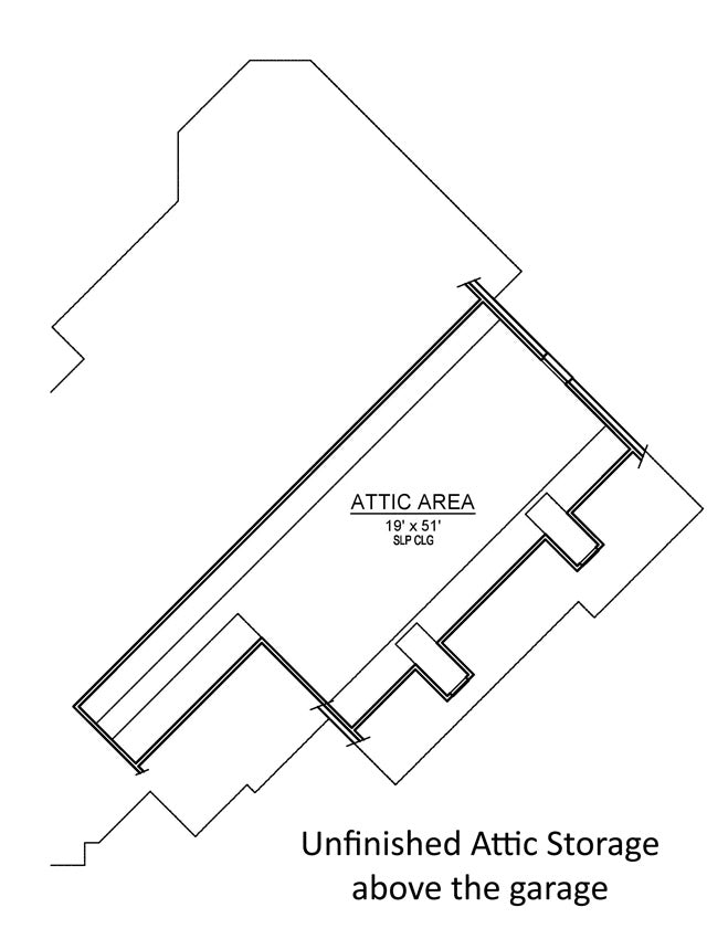 Homestead Attic  Floor Plan