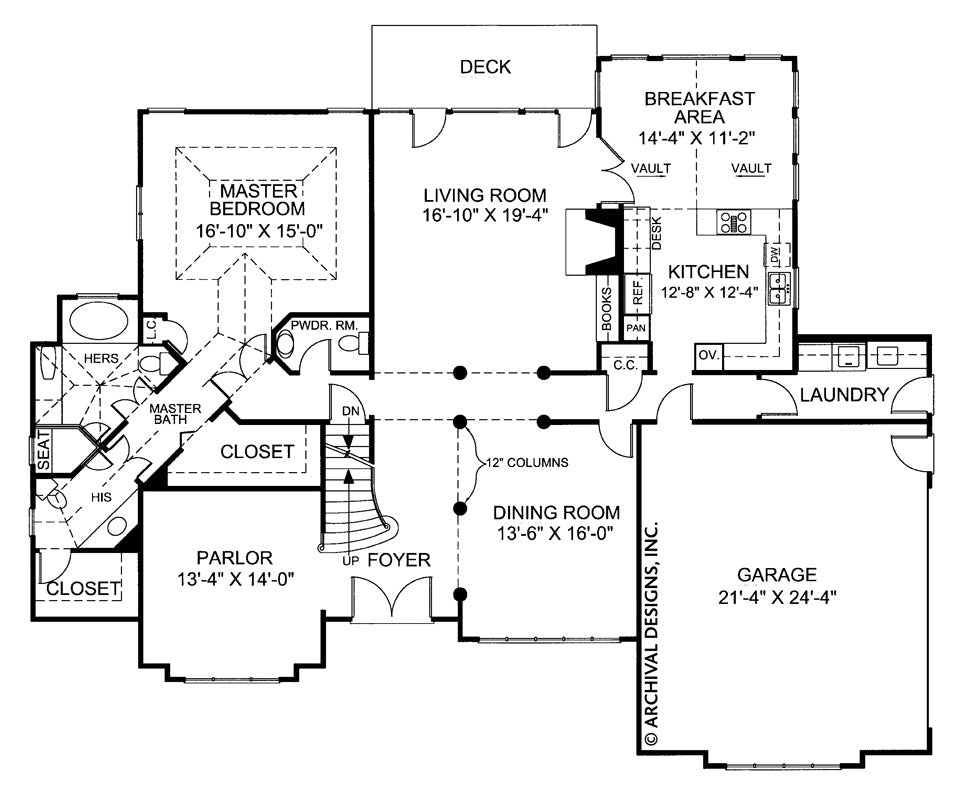 Huntington House Plan