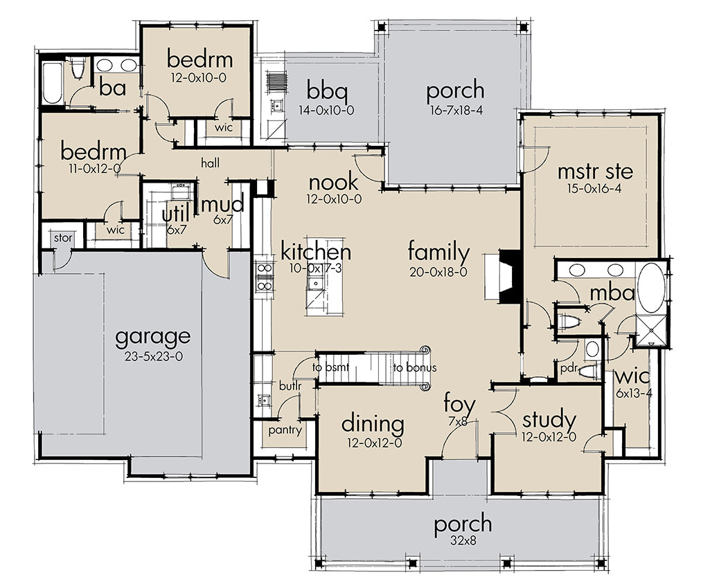 Independence Ave First Floor Plan