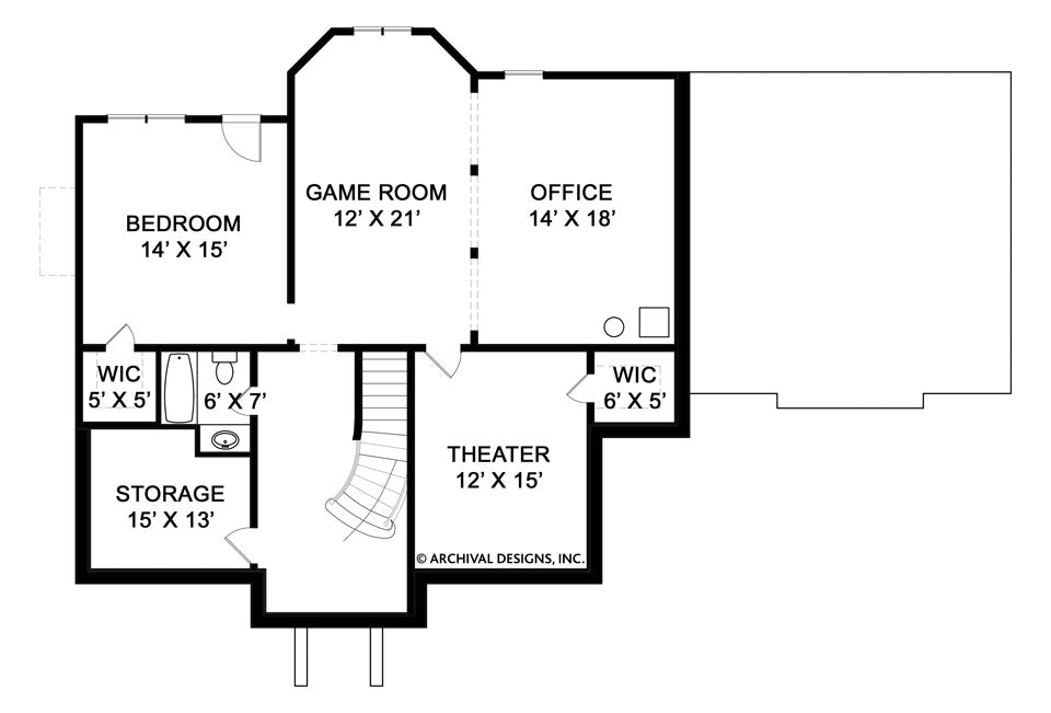 Kelham Hall House basement Floor Plan