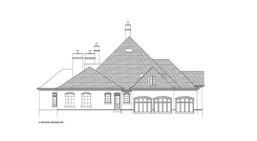 LaCrysta Place House Plan - Elevation Right