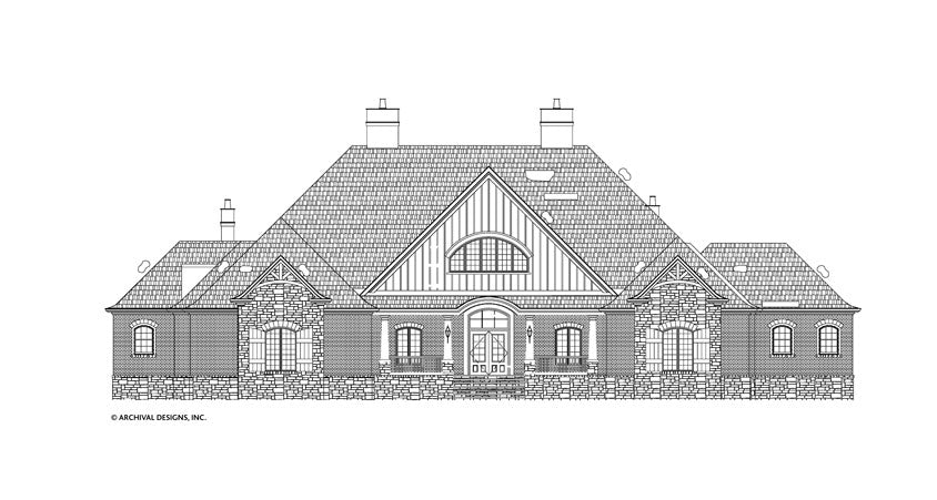 LaCrysta Place House Plan - Elevation Front