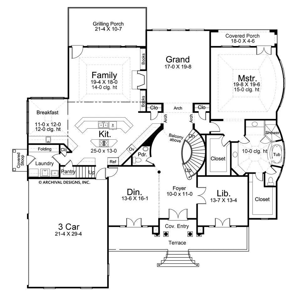 Latrobe House Plan - Archival Designs House Plans