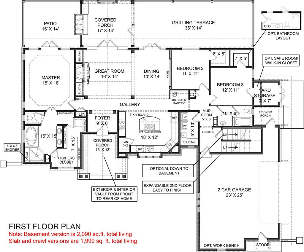 Laurel First Floor Plan