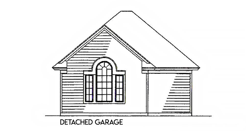 Liberty Hill House Plan - Garage