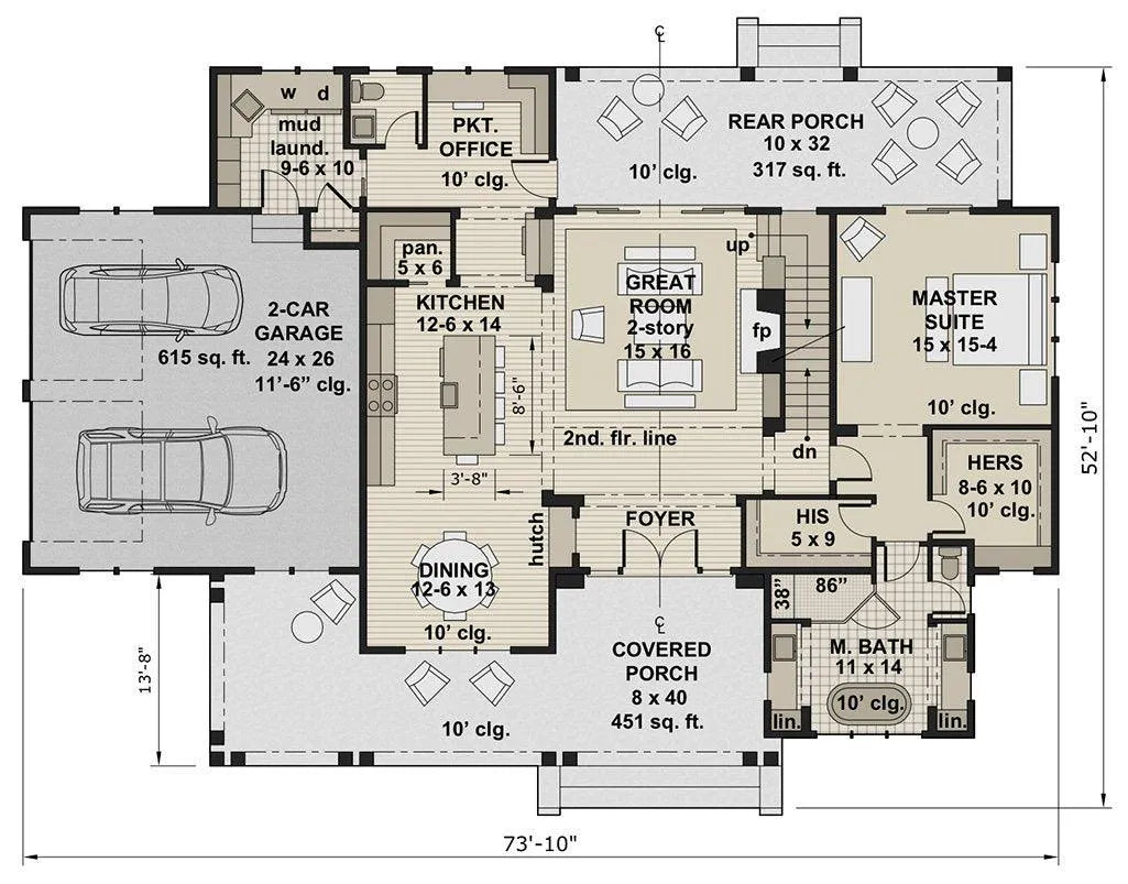 Lillydale House Plan - Archival Designs House Plans