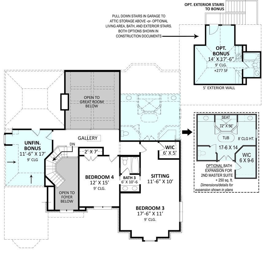 Lily Rose Second Floor Plan