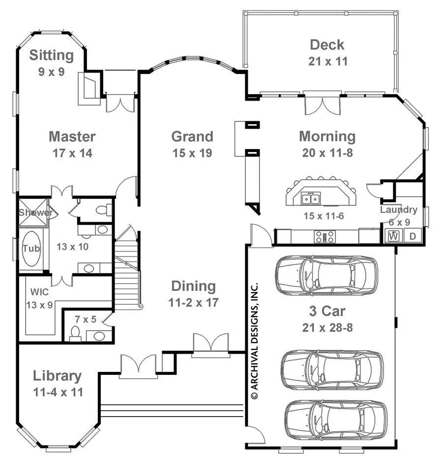 Limerick House Plan - Archival Designs House Plans