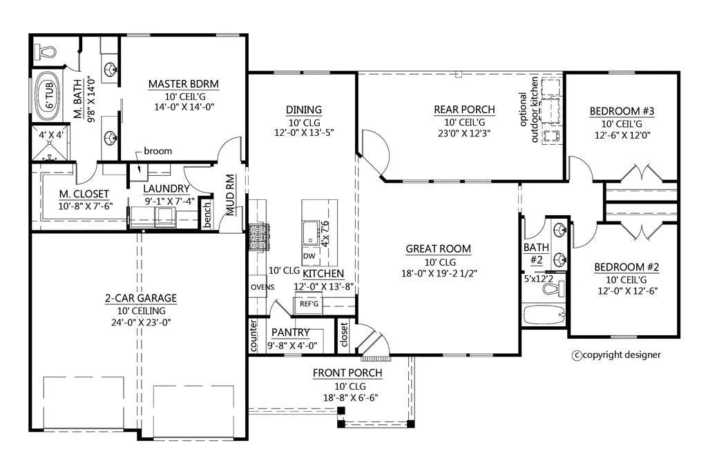 Little Creek House Plan - Archival Designs House Plans