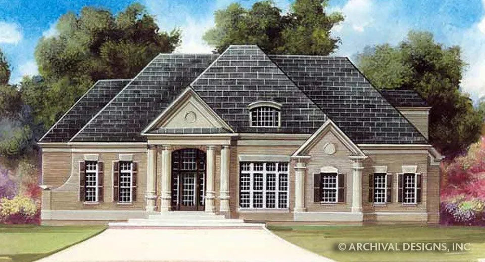 Adare Manor House Plan - Archival Designs House Plans