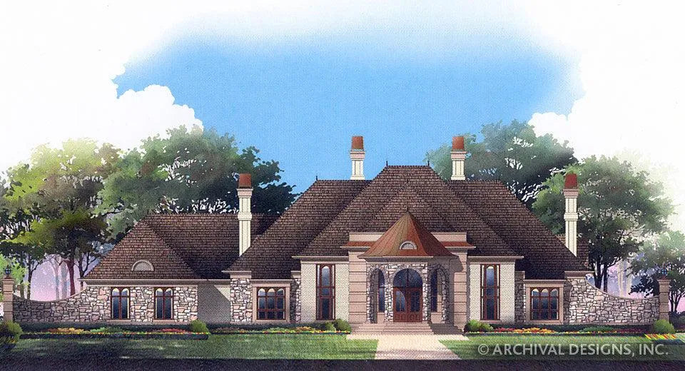 Avanleigh Estate House Plan - Archival Designs House Plans