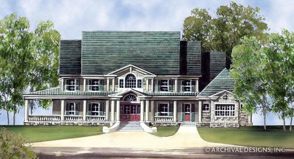 Broadstone House Plan - Archival Designs House Plans