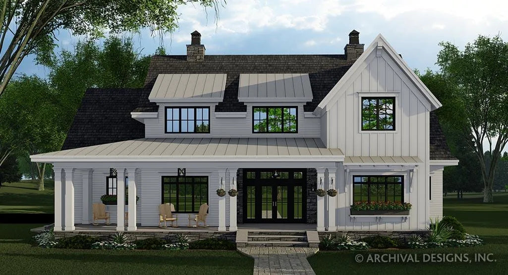 Brookside Farm House Plan - Archival Designs House Plans